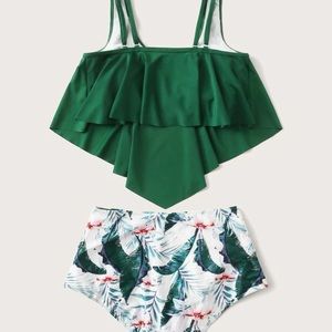 NWOT SHEIN floral swim set